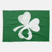 Green St Patricks Day, het hart van de Ierse Patty Theedoek (Horizontaal)