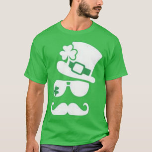 Green St. Patrick's Day Leprechaun Lucky Shamrock T-shirt