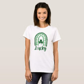 Green St Patrick's Day Rainbow T-shirt (Voorkant volledig)