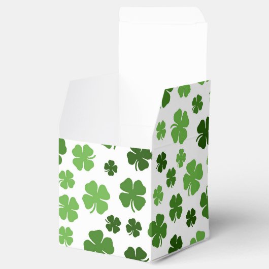 GREEN ST PATRICKS DAY SHAMROCKS BEDANKDOOSJES (Geopend)