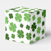 GREEN ST PATRICKS DAY SHAMROCKS BEDANKDOOSJES (Achterkant)