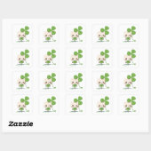Green St Patricks Vierkante Sticker (Vel)