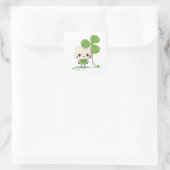 Green St Patricks Vierkante Sticker (Tas)