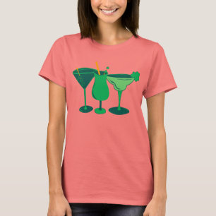 Green St. Patty's Day Cocktails T-shirt