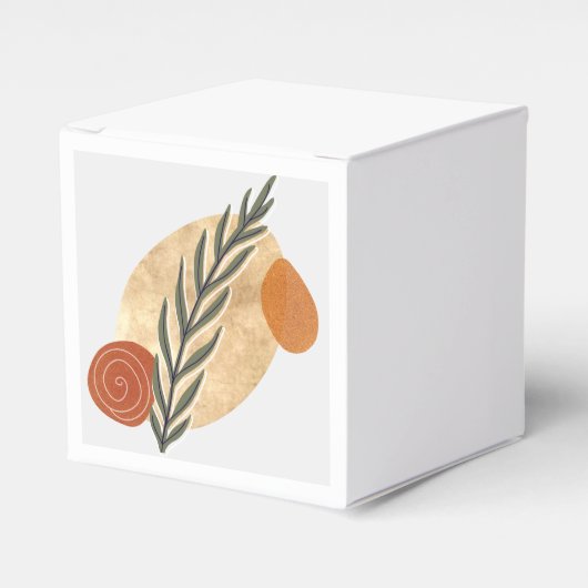 Green Stalk Boho Bedankdoosjes (Voorkant Zijde)