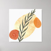 Green Stalk Boho Canvas Afdruk (Voorkant)