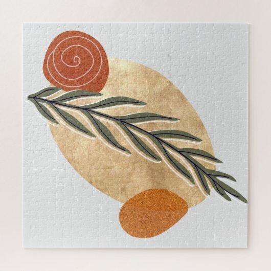 Green Stalk Boho Legpuzzel (Horizontaal)