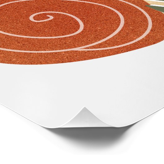 Green Stalk Boho Perfect Poster (Hoek)