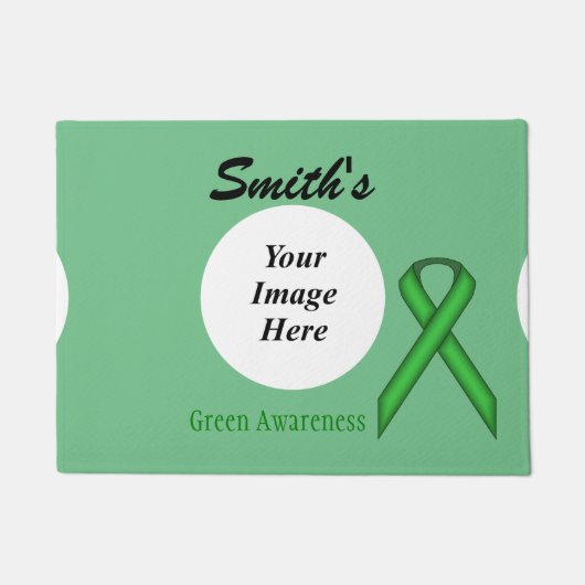 Green Standard Ribbon Sjabloon van K Yoncich Deurmat (Voorkant)
