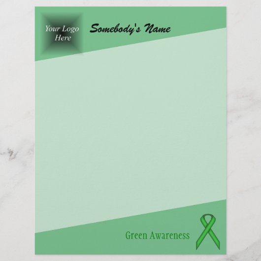 Green Standard Ribbon van Kenneth Yoncich (Voorkant)