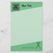 Green Standard Ribbon van Kenneth Yoncich Flyer (Voorkant)