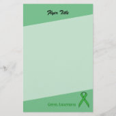 Green Standard Ribbon van Kenneth Yoncich Flyer (Achterkant)