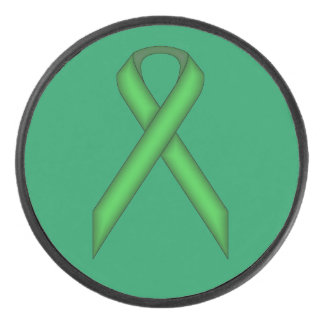 Green Standard Ribbon van Kenneth Yoncich Hockey Puck