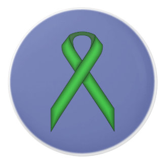 Green Standard Ribbon van Kenneth Yoncich Keramische Knop