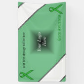 Green Standard Ribbon van Kenneth Yoncich Spandoek (Verticaal)