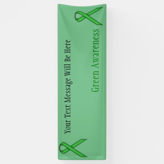 Green Standard Ribbon van Kenneth Yoncich Spandoek (Verticaal)
