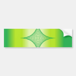 Green Star Bumpersticker