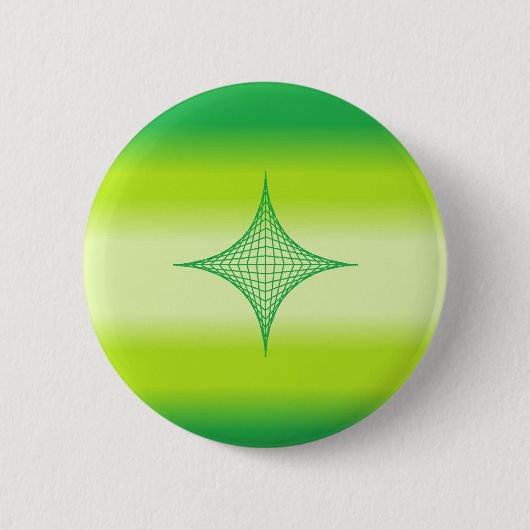 Green Star-Button Ronde Button 5,7 Cm (Voorkant)