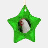 Green Star-fotoversiering Keramisch Ornament (Rechts)