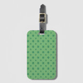 Green Star Luggage Tag Bagagelabel (Voorkant (verticaal))