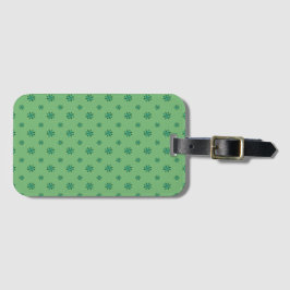 Green Star Luggage Tag Bagagelabel