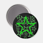 Green Star Magnet (Voorkant / Achterkant)