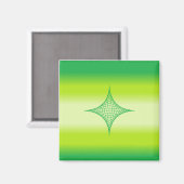 Green Star Magnet (Voorkant / Achterkant)