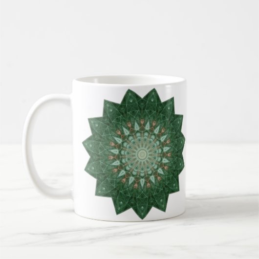 Green Star Mandala Koffiemok (Links)