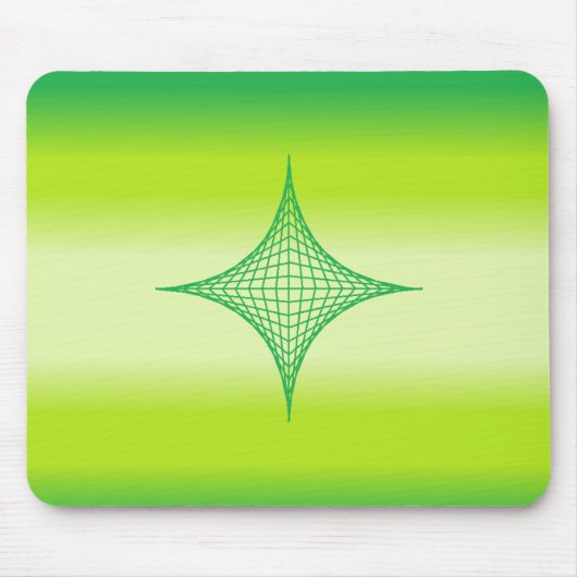 Green Star Mousepad Muismat (Voorkant)
