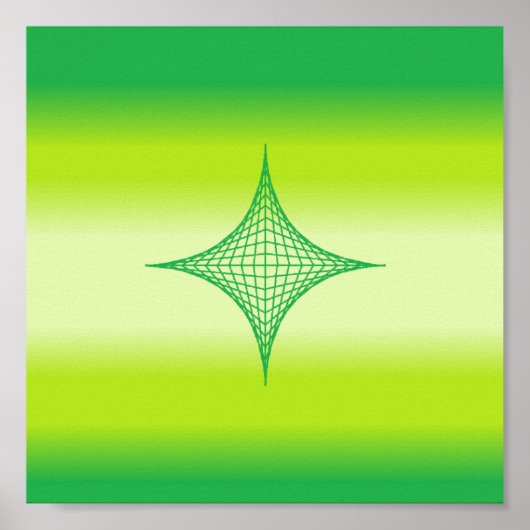 Green Star Poster (Voorkant)