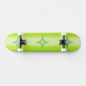 Green Star Skateboard (Horizontaal)