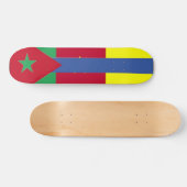 Green Star Skateboard (Horizontaal)