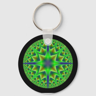 Green Star-Sleutelhanger Sleutelhanger