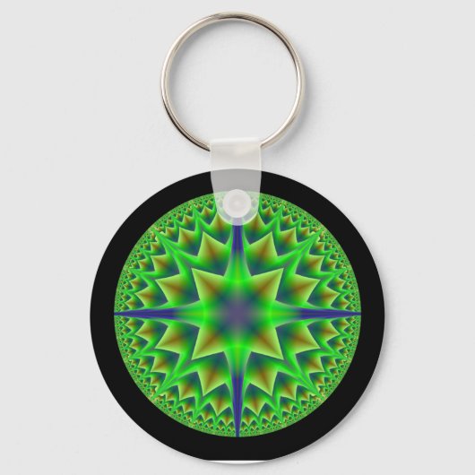Green Star-Sleutelhanger Sleutelhanger (Voorkant)