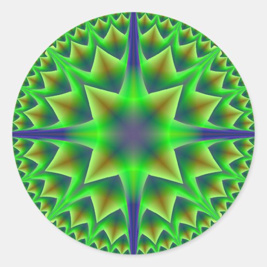 Green Star Stickers (Voorkant)