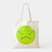 Green Star Tote Bag (Achterkant)