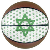 Green Star van David Seamless Basketbal (Voorkant)