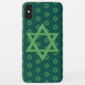 Green Star van David Seamless Case-Mate iPhone Case (Achterkant)