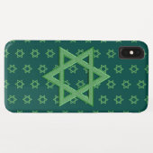 Green Star van David Seamless Case-Mate iPhone Case (Achterkant (horizontaal))