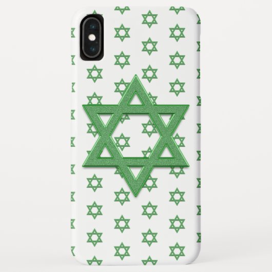 Green Star van David Seamless Case-Mate iPhone Case (Achterkant)