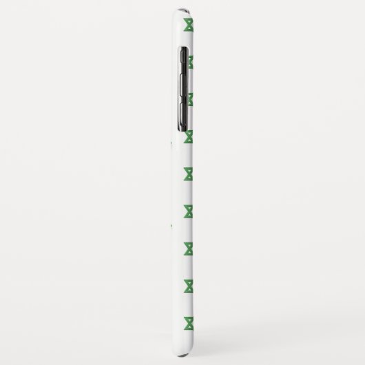 Green Star van David Seamless Case-Mate iPhone Case (Achterkant/links)