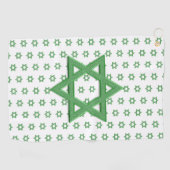 Green Star van David Seamless Golfhanddoek (Horizontaal)