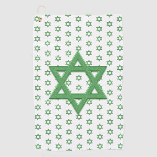 Green Star van David Seamless Golfhanddoek