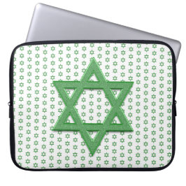 Green Star van David Seamless Laptop Sleeve