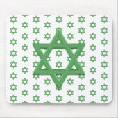 Green Star van David Seamless Muismat (Voorkant)