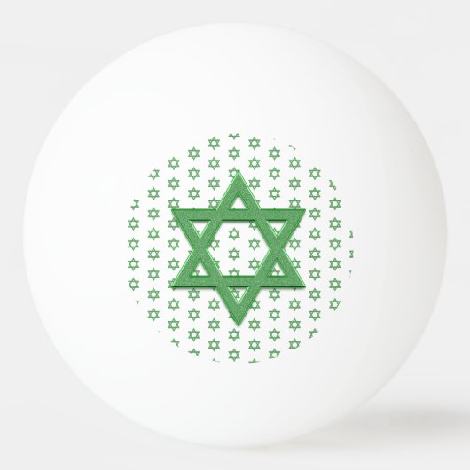 Green Star van David Seamless Pingpongbal (Voorkant)