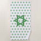 Green Star van David Seamless Strandlaken (Voorkant)
