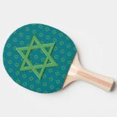 Green Star van David Seamless Tafeltennisbatje (Zijkant)