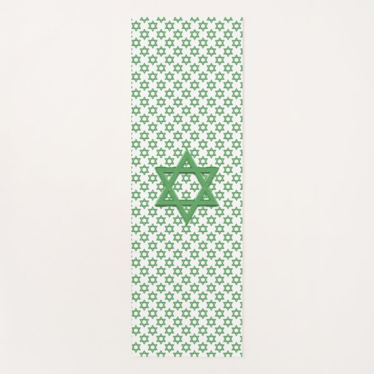 Green Star van David Seamless Yogamat (Voorkant)