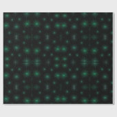 Green Starburst Cadeaupapier (Vlak)